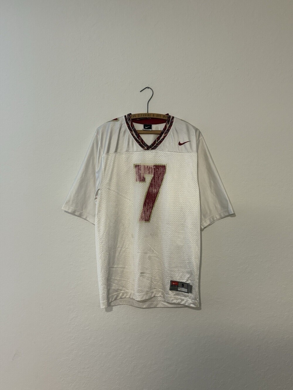 Nike Y2K Florida State Seminoles Football Jersey FSU #7 Tribal Size Mens Small